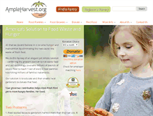 Tablet Screenshot of ampleharvest.org